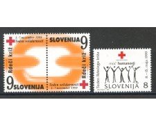 1999 - SLOVENIA - BENEFICENZA 3v. - NUOVO - LOTTO/33985