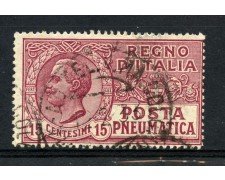 1921 - REGNO - 15c. POSTA PNEUMATICA  - USATO - LOTTO/30241