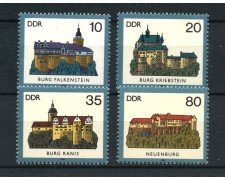 1984 - GERMANIA DDR - CASTELLI MEDIEVALI 4v. - NUOVI - LOTTO/36632