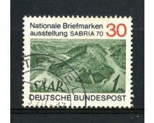 1970 - GERMANIA FEDERALE - ESPOSIZIONE FILATELICA SABRIA - USATO - LOTTO/30975U