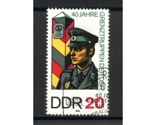 1986 - GERMANIA DDR - GUARDIA DI FRONTIERA - USATO - LOTTO/36652