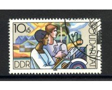 1986 - GERMANIA DDR - SOLIDARIETA' - USATO - LOTTO/36654
