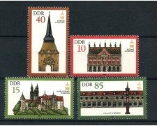 1984 - GERMANIA DDR - PRESERVAZIONE DEI MONUMENTI 4v. - NUOVI - LOTTO/36619