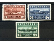 1937 - AUSTRIA - NAVIGAZIONE A VAPORE 3v. NUOVI - LOTTO/34047