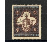 1894 - SAN MARINO - 25c. PALAZZO DEL GOVERNO - USATO - LOTTO/36679