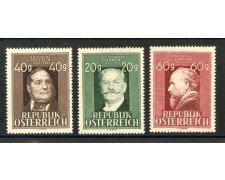 1948 - AUSTRIA - ANNIVERSARI 3 v. NUOVI - LOTTO/34064