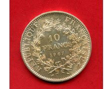 1967 - FRANCIA - LOTTO/M47540 - 10 FRANCHI ARGENTO ERCOLE