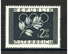 1952 - AUSTRIA - OLIMPIADI  OSLO E HELSINKI  NUOVO - LOTTO/34091