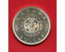 1964 - CANADA - LOTTO/M47546 -  DOLLARO  CHARLOTTETOWN - ARGENTO