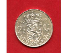 1960 - OLANDA - LOTTO/M47551 - 2-1/2 GULDEN ARGENTO  REGINA GIULIANA