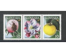 2000 - SLOVENIA - FRUTTA MELA  3v. - NUOVO - LOTTO/34116