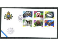 2009 - SAN MARINO - ANIMALI DOMESTICI - BUSTA FDC - LOTTO/36736