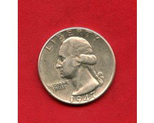 1947- STATI UNITI - LOTTO/M47557 - 1/4 DI DOLLARO ARGENTO WASHINGTON