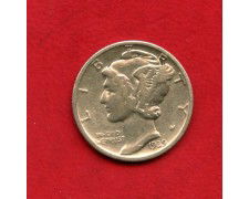 1939 - STATI UNITI - LOTTO/M47558 - 1 DIME ARGENTO MERCURIO