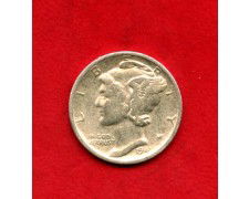 1941 S - STATI UNITI - LOTTO/M47559 - 1 DIME ARGENTO MERCURIO