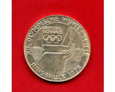 1976 - AUSTRIA - LOTTO/M47562 - 100 SCELLINI ARGENTO  OLIMPIADI SALTO