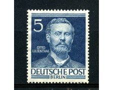 1952/53 - BERLINO - 5p. LILIENTHAL - NUOVO - LOTTO/31037N
