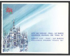 1998 - REPUBBLICA/VATICANO/SAN MARINO - LOTTO/43089 - ITALIA 98 FOLDER