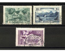 1914 - SVIZZERA - LOTTO/40639 - VEDUTE MONTI SVIZZERI 3v. - USATI