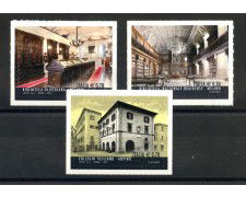 2014 - REPUBBLICA - BIBLIOTECHE  3v. - NUOVI - LOTTO/36852