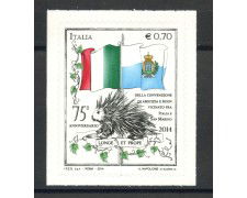 2014 - REPUBBLICA - AMICIZIA CON SAN MARINO - NUOVO - LOTTO/36854