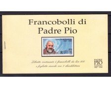 1999 - VATICANO - LIBRETTO FRANCOBOLLI DI PADRE PIO - NUOVO - LOTTO/1704