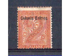 1893 - LOTTO/ERIT2L - ERITREA - 2c. BRUNO ROSSO - LING.