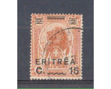 1922 - LOTTO/ERIT57U - ERITREA - 15c. SU 2 ANNA - USATO