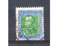 1931 - LOTTO/ERIT198U - ERITREA - 40c. AZZURRO VERDE - USATO