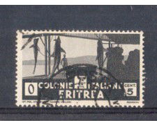 1933 - LOTTO/ERIT204U - ERITREA - 5c. PITTORICA - USATO