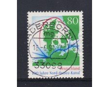 1995 - GERMANIA FEDERALE - 80p. CANALE KIEL - USATO - LOTTO/31229