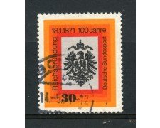 1971 - GERMANIA - 30p. FONDAZIONE IMPERO TEDESCO - USATO - LOTTO/31041U