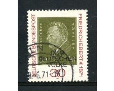 1971 - GERMANIA - PRESIDENTE EBERT - USATO - LOTTO/31042U