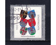 1991 - GERMANIA FEDERALE - 60p. CENTENARIO DELLE CITTA' - LOTTO/31243U