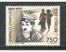 1989 - LOTTO/6928 - REPUBBLICA - CHARLIE CHAPLIN - NUOVO