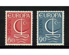 1966 - NORVEGIA - LOTTO/41217 - EUROPA 2v. - NUOVI