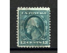1908/09 - STATI UNITI - LOTTO/41549 - 13 CENT. WASHINGTON - USATO