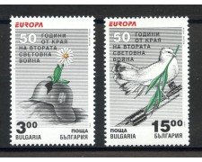 1995 - BULGARIA - LOTTO/41144 - EUROPA 2v. - NUOVI