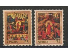 2016 - SERBIA REPUBBLICA - PASQUA ICONE 2v. - NUOVI - LOTTO/35292