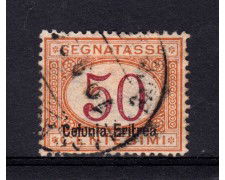 1920 - ERITREA - 50 cent. SEGNATASSE - USATO - LOTTO/ERIT19U