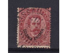 1893 - LOTTO/ERIT4U - ERITREA - 10c. CARMINIO - USATO