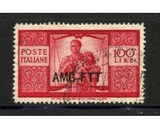 1959/50 - TRIESTE  A - LOTTO/40353 - 100 Lire  DEMOCRATICA - USATO