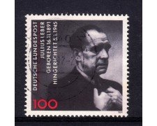 1991 - GERMANIA FEDERALE - 100p. JULIUS LEBER - USATO - LOTTO/31260U