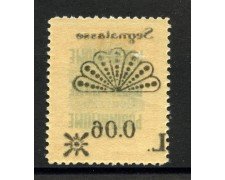 1921 - FIUME - LOTTO/40968 - 0,06 SU 20c. SEGNATASSE - VARIETA'  DECALCO - NUOVO
