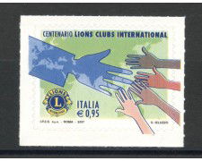 2017 - REPUBBLICA - CENTENARIO LIONS CLUB - NUOVO - LOTTO/37018