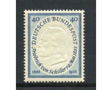 1955 - GERMANIA - LOTTO/43254 - 40p. FRIEDRICK VON SCHILLER - NUOVO