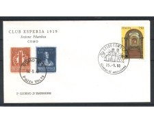 1993 - REPUBBLICA - LOTTO/39031 - SCALA SANTA DI VEROLI - BUSTA FDC