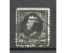 1895 - STATI UNITI - LOTTO/41543 - 1 DOLLARO O.H.PERRY CON FILIGRANA - USATO