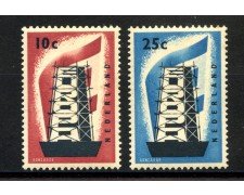 1956 - OLANDA - LOTTO/41161 - EUROPA 2v. - NUOVI