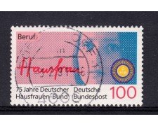 1990 - GERMANIA FEDERALE - 100p. CASALINGHE TEDESCHE - USATO - LOTTO/31275U
